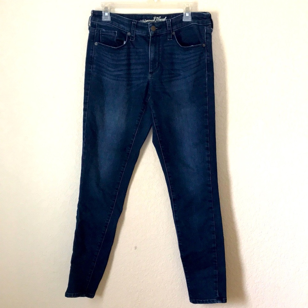Universal Thread Stretchy Skinny Jeans Dark Wash Size 8/29R